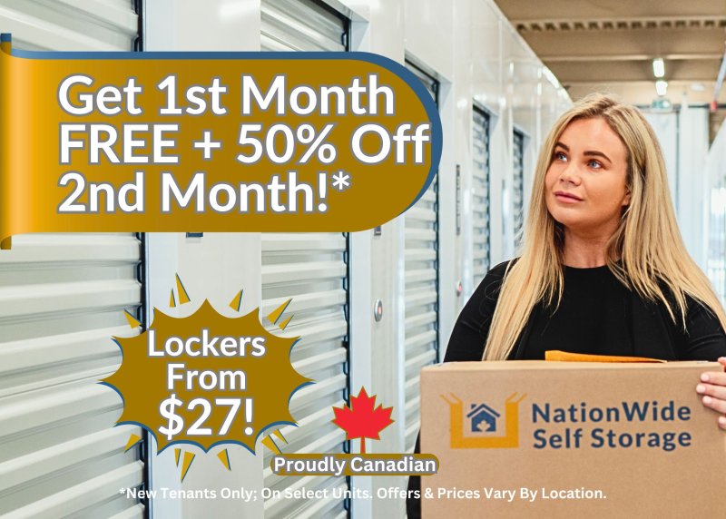 Storage Units at NationWide Self Storage - 1502 Hugh Allan Drive, Kamloops, BC